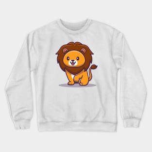 Cute Lion Crewneck Sweatshirt